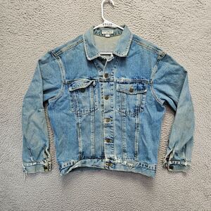 Guess Georges Marciano Denim‎ Jacket Mens Size Medium Blue Button Up